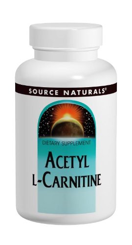 SOURCE NATURALS Acetyl L-Carnitine 500 Mg Tablet, 120 Count
