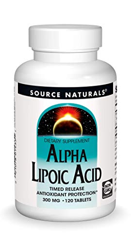 Source Naturals Alpha Lipoic Acid, Time Released Antioxidant – 120 Time Release Tablets