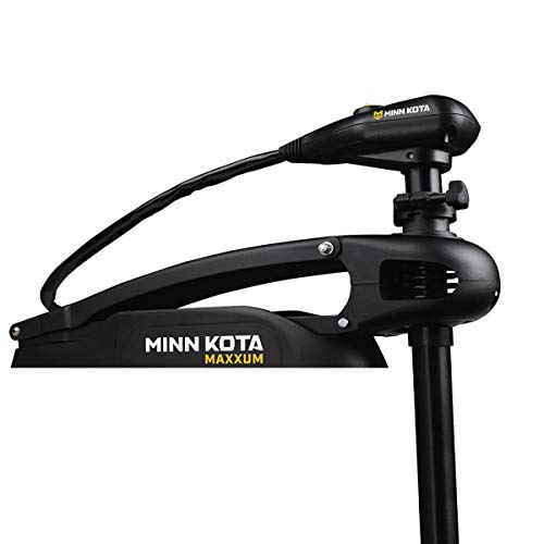 Minn Kota 1368560 Maxxum Freshwater Cable-Steer Bow-Mount Trolling Motor with Heal-Toe Foot Control & Bowguard, 70 lbs Thrust, 42″ Shaft