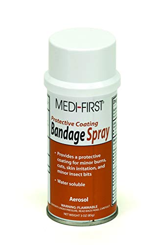 Medique First 45017 Bandage Spray, 3 Ounces, clear
