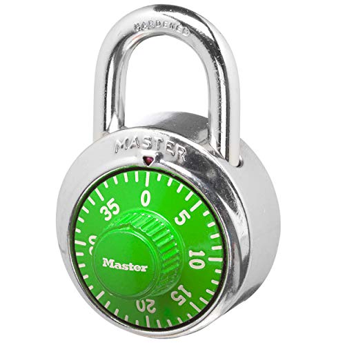 Master Lock 1505D Locker Lock Combination Padlock, 1 Pack, Colors may vary
