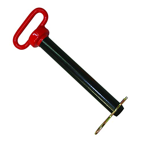 SpeeCo S70055200 Red Head Hitch Pin for Tractors and Trailers, 1″ by 7-1/2 Inch