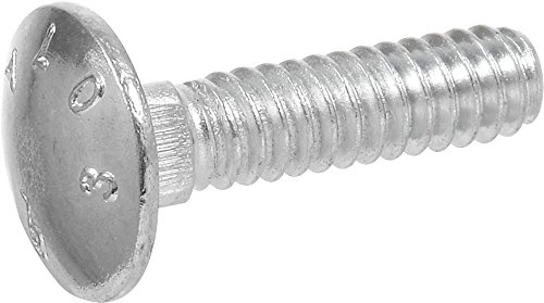 Hillman 240183 Carriage Bolt, 3/8 x 4-1/2-Inch, Steel, Zinc-Plated, Silver, 50-Pack
