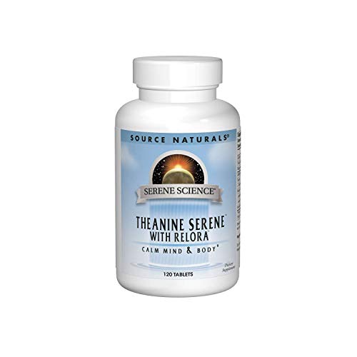 Source Naturals Serene Science Theanine Serene with Relora – Calm Mind & Body – 120 Tablets