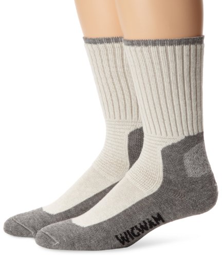 Wigwam At Work Durasole Pro 2-Pack S1349 Sock, White/Grey – MD