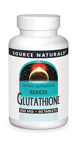 Source Naturals Glutathione, Supplement For Liver Support, 250mg – 60 Tablets