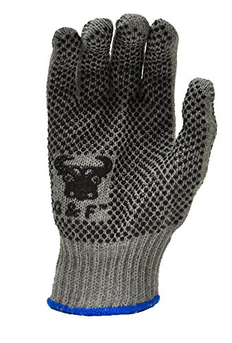 G & F Products unisex adult Pvc Dot work gloves, Grey, Large 12 Pairs US | The Storepaperoomates Retail Market - Fast Affordable Shopping