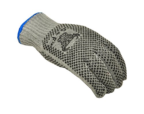 G & F Products unisex adult Pvc Dot work gloves, Grey, Large 12 Pairs US | The Storepaperoomates Retail Market - Fast Affordable Shopping
