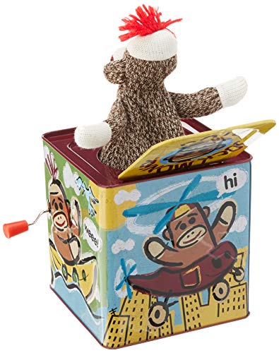 Schylling Sock Monkey Jack in the Box, 18m+ | The Storepaperoomates Retail Market - Fast Affordable Shopping