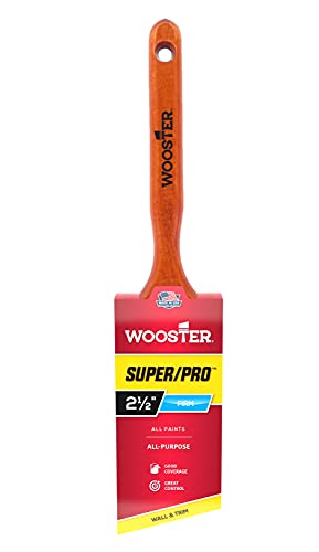 Wooster Brush J4112-2-1/2 Super/Pro Lindbeck Angle Sash Paintbrush, 2-1/2-Inch
