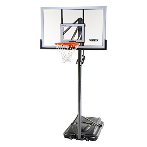 Lifetime 71522 Competition XL Portable Basketball System, 54 Inch Acrylic Backboard