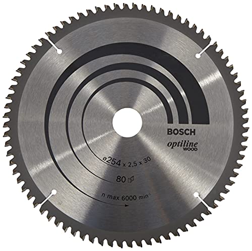 Bosch 2608640437 OPWOB 10″ x 30mm 80T Circular Saw Blade Top Precision