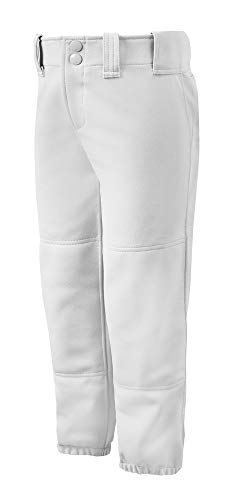 Mizuno Womens Belted Pant (White, Medium)