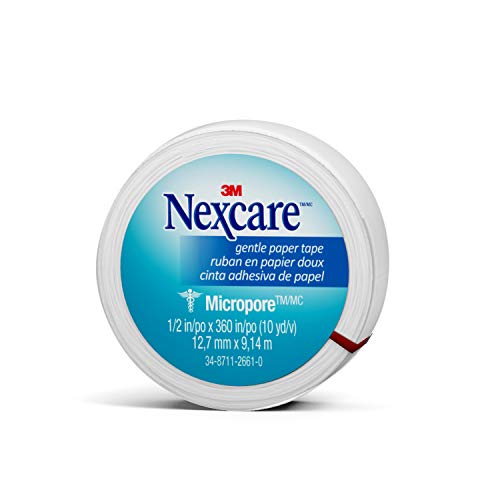Nexcare Micropore Gentle Paper Tape, Breathable, Dermatologist Tested, 0.64 Ounce