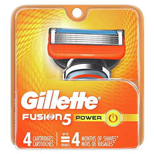 Gillette Fusion5 Men’s Razor Blade Refills, 4 Count