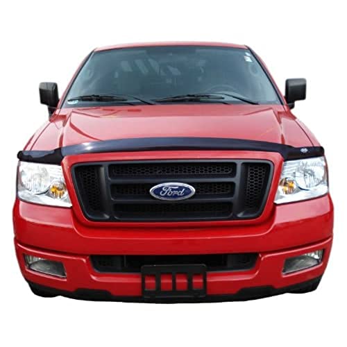 Auto Ventshade [AVS]Bugflector II / Hood Shield | 2004 – 2008 Ford F-150, 2006 – 2008 Lincoln Mark LT (Behind Grille), High Profile – Smoke, 1 pc. | 25033