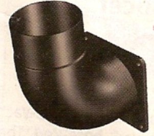 4″ DUST COLLECTION FLAT END ELBOW By Peachtree Woodworking – PW423