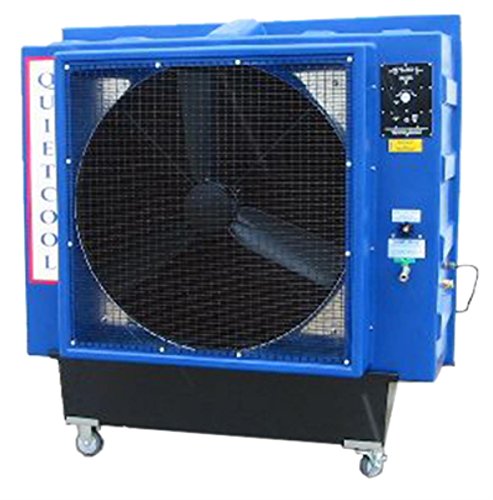 Quietaire QC36DVS 36 Inch Direct Drive Portable Evaporative Cooler With High Efficiency Cooling Pads