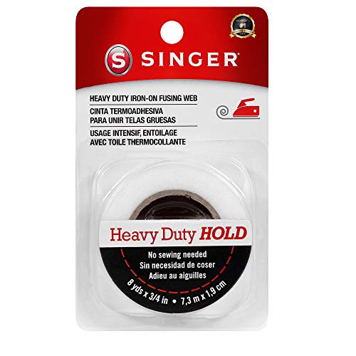 SINGER 00240 Heavy Duty Iron-On Fusing Web, Fabric Adhesive
