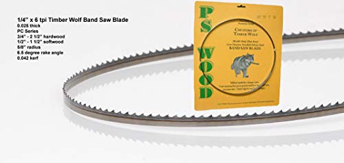 Timber Wolf 89 1/2″ x 1/4″ x 6 tpi Band Saw Blade