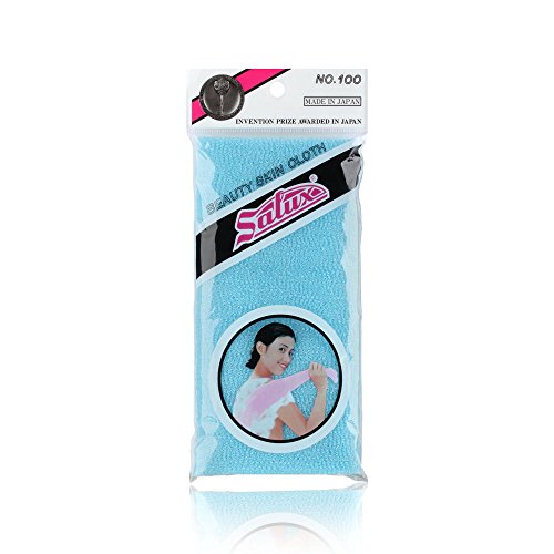 SALUX Nylon Japanese Beauty Skin Bath Wash Cloth/Towel – Blue