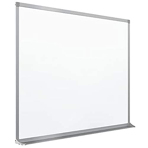 Quartet Porcelain Whiteboard, Magnetic Dry Erase White Board, 4′ x 8′, Aluminum Frame (PPA408)