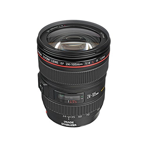Canon EF 24-105mm f/4 L IS USM Lens for Canon EOS SLR Cameras – White Box (Bulk Packaging)