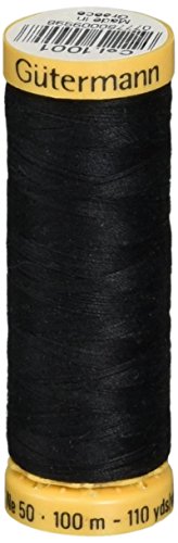 Gutermann Natural Cotton Thread 110 Yards-Black