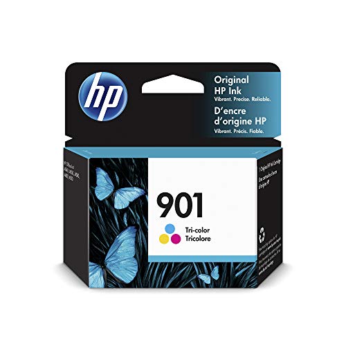 Original HP 901 Tri-color Ink Cartridge | Works with HP OfficeJet J4500, J4680, 4500 Series | CC656AN
