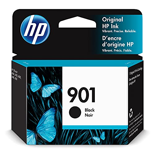 Original HP 901 Black Ink Cartridge | Works with HP OfficeJet J4500, J4680, 4500 Series | CC653AN