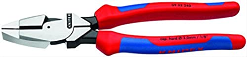 Knipex 09 02 240 SBA 9.5-Inch Ultra-High Leverage Lineman’s Pliers