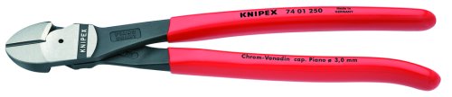 KNIPEX – 74 01 250 SBA Tools – High Leverage Diagonal Cutters (7401250SBA), 10 inches