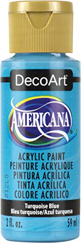 DecoArt Americana Acrylic Paint, 2-Ounce, Turquoise Blue