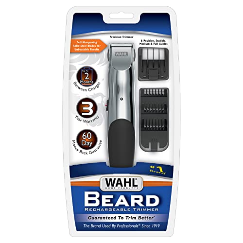 Wahl Clipper Rechargeable Beard Trimmer With Travel Lock, Self-sharpening Blades, and 10 Different Trimming Lengths – Model 9916-817V | The Storepaperoomates Retail Market - Fast Affordable Shopping