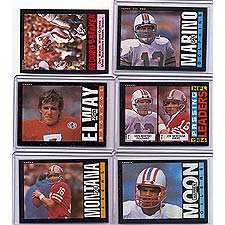 1985 Topps Football Near Mint to Mint 396 Card Hand Collated Set. Loaded with Stars Including 3 Different Dan Marinos (2nd Year Cards), John Elway (2nd Year), Walter Payton, Joe Montana, Lawrence Taylor, Marcus Allen, Howie Long (2nd Year) and Many Others