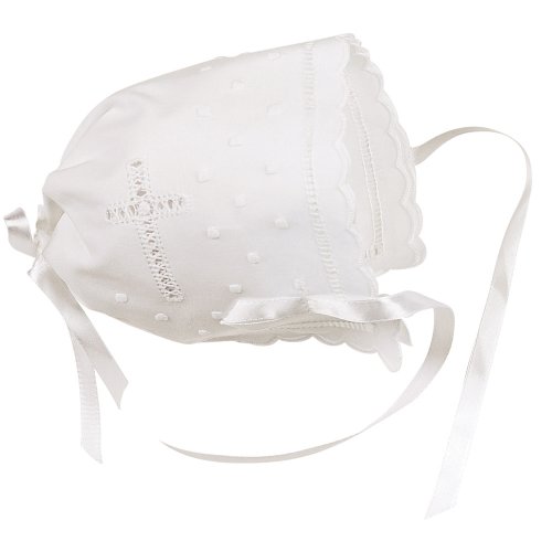 Elegant Baby White Keepsake Bonnet (Discontinued by Manufacturer)