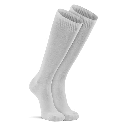 Fox River Standard Dry Therm-A-Wick Ultra-Lightweight Liner Over-The-Calf Socks, White, Large