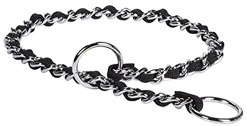 Petmate Comfort Chain Dog Collar, 4mm x 30″, Black