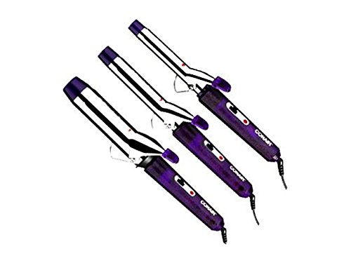 Conair Supreme Curling Iron Combo Pack, 1/2″, 3/4″, & 1″, Set of 3