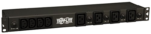 Tripp Lite Basic PDU, 30A, 20 Outlets (16 C13 & 4 C19), 200/208/240V, L6-30P Input, 15′ Cord, 1U Rack-Mount Power, 5 Year Warranty (PDU1230)