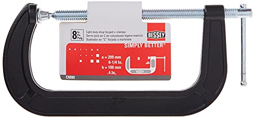 BESSEY CM80 Drop Forged, C-Clamp, 8 In. | The Storepaperoomates Retail Market - Fast Affordable Shopping