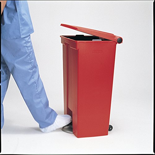 Rubbermaid Commercial Products – FG614600RED -FG614600 Slim Jim Front Step On Trash Can, Red, 23 Gallon | The Storepaperoomates Retail Market - Fast Affordable Shopping