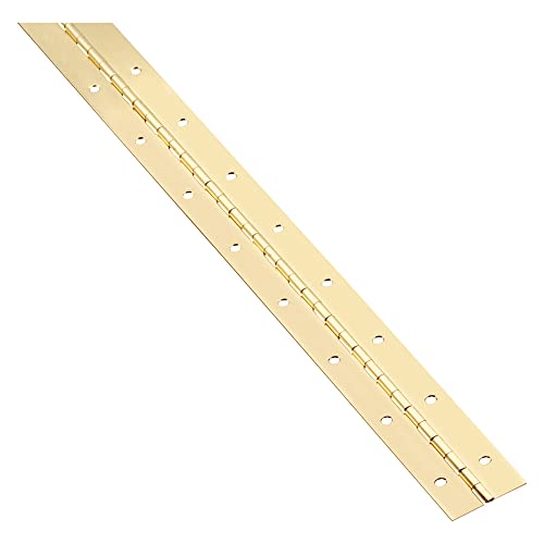 National Hardware N148-304 V570 Continuous Hinge in Brass,1-1/2″ x 48″