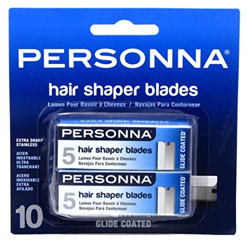 Personna Hair Shaper Blades, 10 Ea, 10count (RZRB-PRSA-BP8820B)