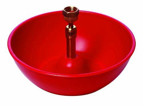 Little Giant King Size Automatic Poultry Fount (1.5 Quart) Heavy Duty Plastic Waterer Bowl with Hose Attachment (Item No. 2550)