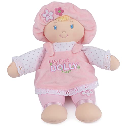 GUND Baby My First Dolly, Plush Doll for Babies and Toddlers, Pink/White, 13”