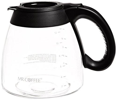 Mr. Coffee 12-Cup Replacement Decanter for FT and IS Series, Black, IDS13-RB