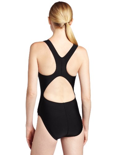 TYR Sport Girl’s Solid Maxback Swim Suit (Black, 28) | The Storepaperoomates Retail Market - Fast Affordable Shopping