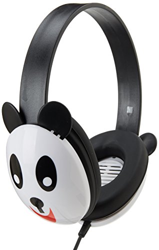 Califone 2810-PA Listening First Kids Stereo Headphones, Panda Design, PC and Apple Compatible