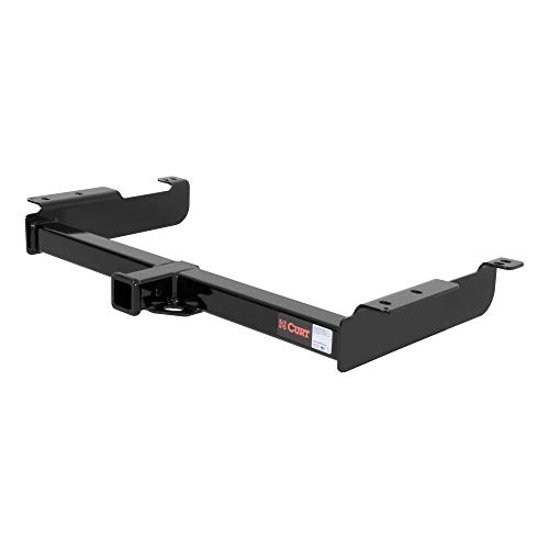 CURT 13040 Class 3 Trailer Hitch, 2-Inch Receiver, Compatible with Select Chevrolet Express, GMC Savana, Black